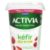 Kéfir com pedaços de Morango e Framboesa