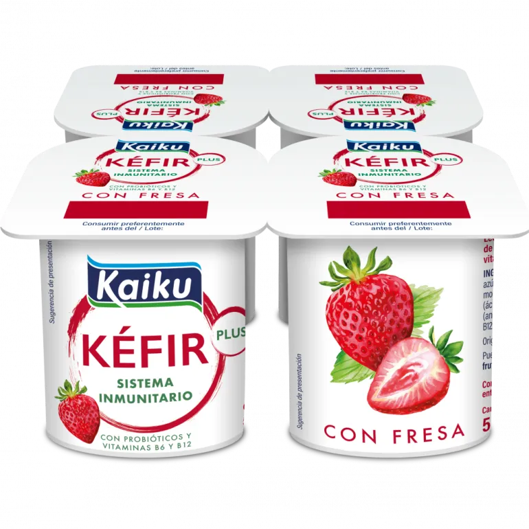 Kéfir de Morango Pack 4