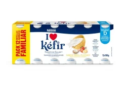 Kéfir Morango e Banana Pack 12