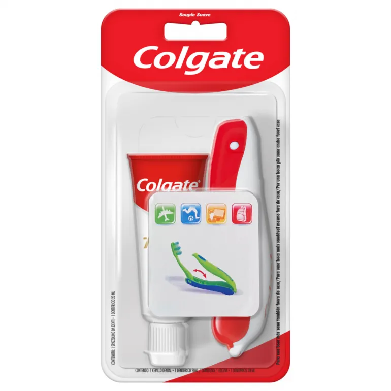 Kit Viagem Escova e Pasta de Dentes