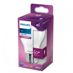 LED Classic 60W A60 E27 CW FR ND SRT4