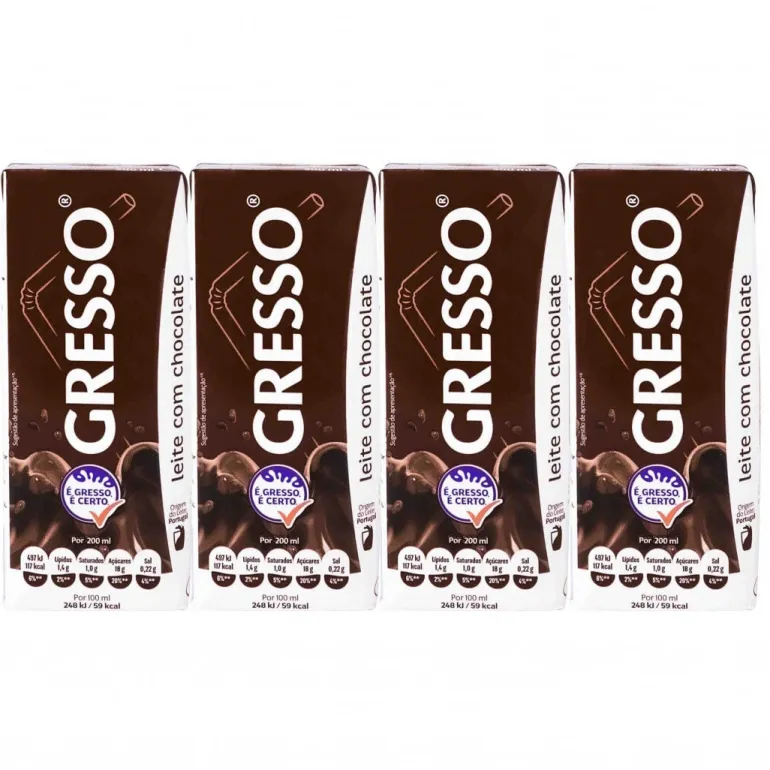 Leite Achocolatado Pack 4