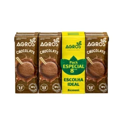 Leite Achocolatado Pack 8