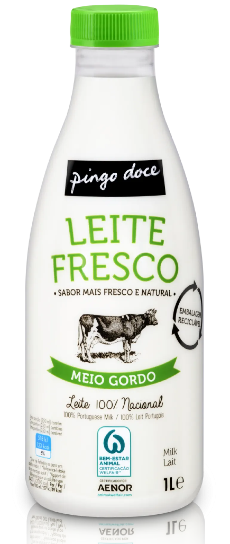Leite Fresco Meio Gordo
