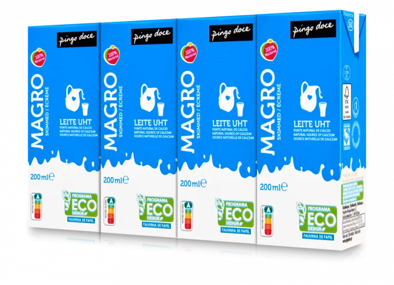 Leite UHT Magro Pack 4