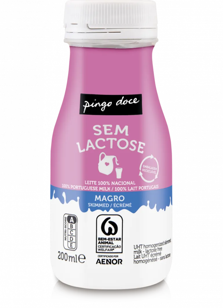 Leite UHT Magro sem Lactose
