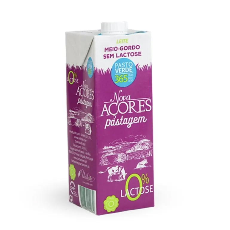 Leite UHT Meio Gordo sem Lactose Pastagem