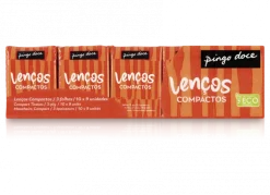 Lenços de Bolso 3 Folhas Compactos Pack 10