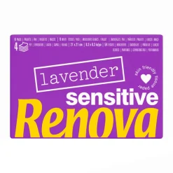 Lenços de Bolso Lavanda Sensitive Pack 4