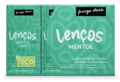 Lenços de Bolso Mentol Pack 6
