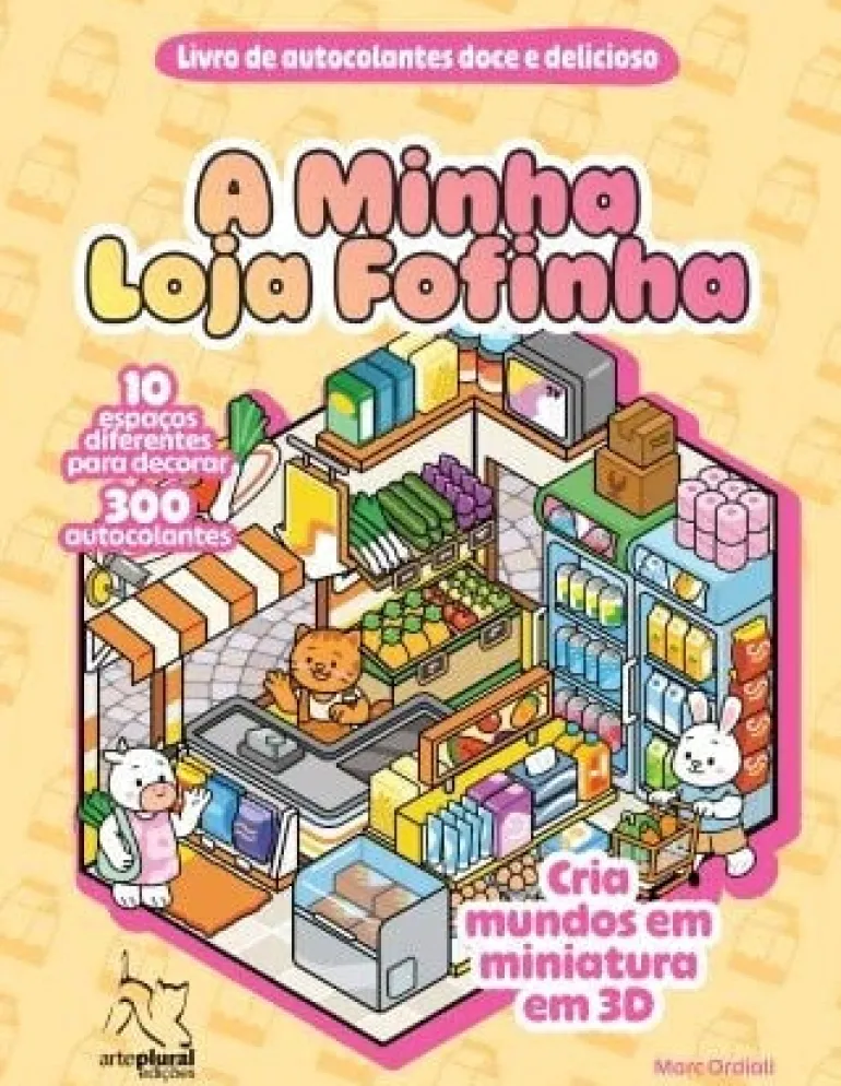 Livro de Autocolantes - A Minha Loja Fofinha