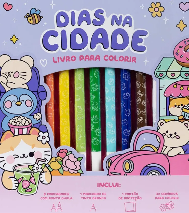 Livro de Colorir - Dias na CIdade