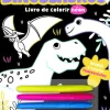 Livro de Colorir Néon - Dinossauros