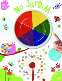 Livro para Pintar com os Dedos - No Jardim
