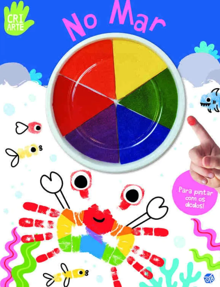 Livro para Pintar com os Dedos - No Mar