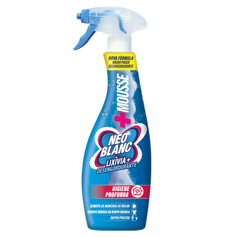 Lixívia em Spray Mousse