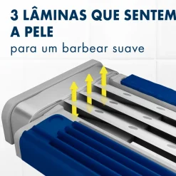 Lâminas Descartáveis Blue3 Smooth (14+2)