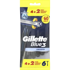 Lâminas Descartáveis Blue3 Smooth (4+2)
