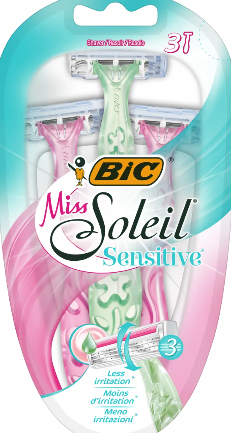 Lâminas Descartáveis Miss Soleil Sensitive