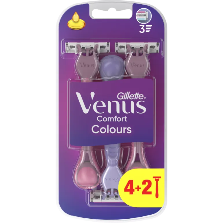 Lâminas Descartáveis Venus Plus (4+2)