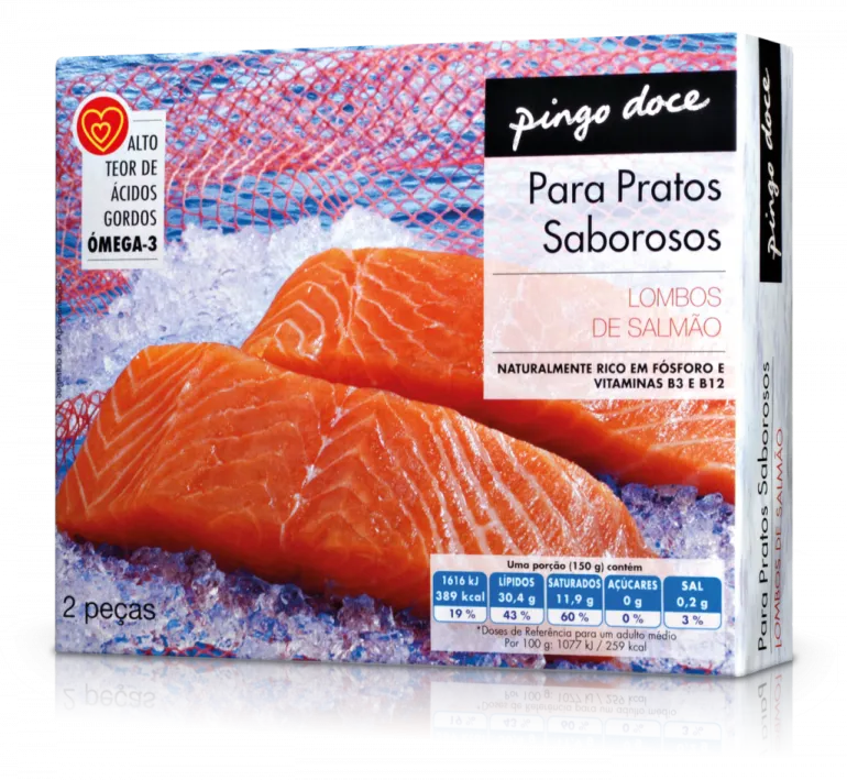 Lombos de Salmão Congelados