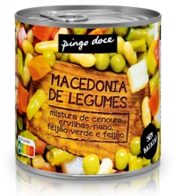 Macedónia De Legumes Pingo Doce 400/265g