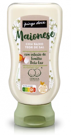 Maionese Baixo Teor de Sal com Tomilho Top Down