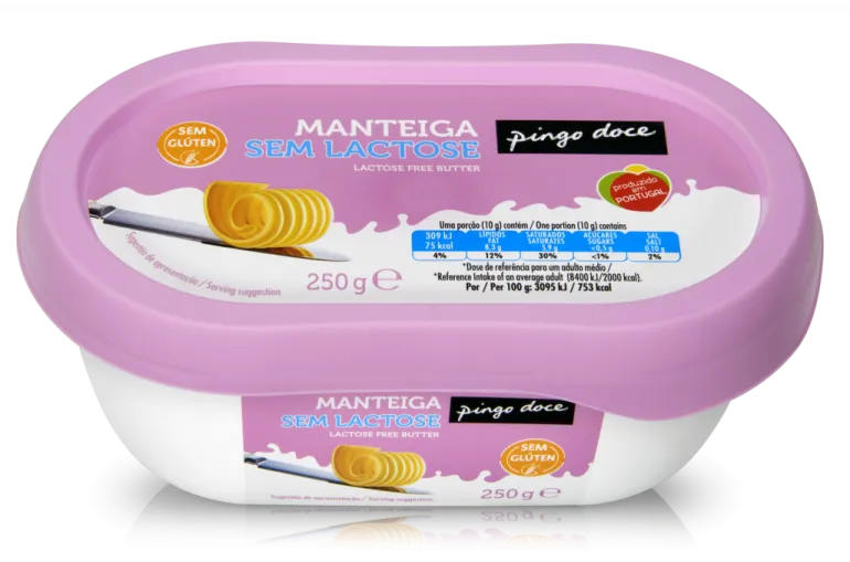 Manteiga sem Lactose