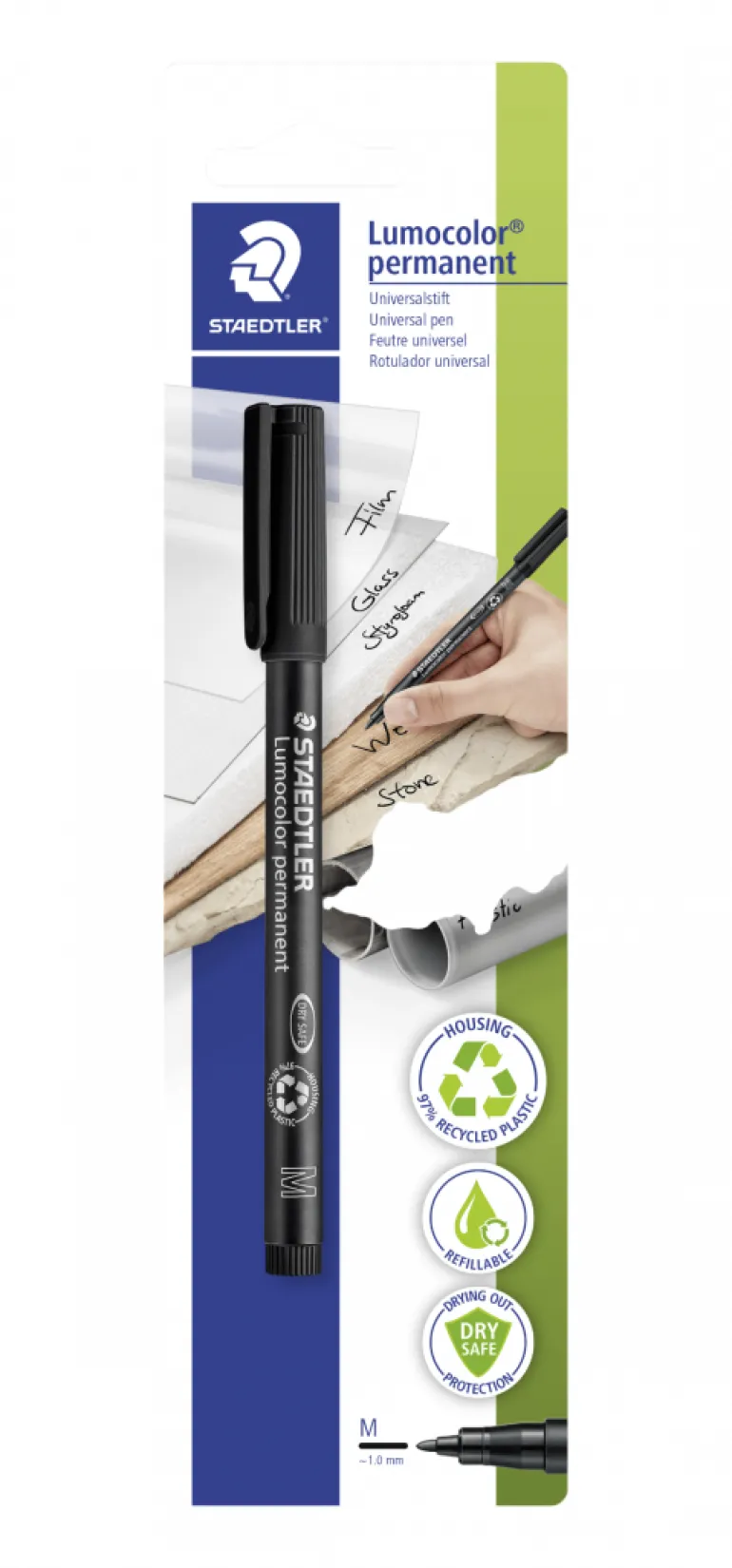 Marcador Permanente Médio Tinta Preta
