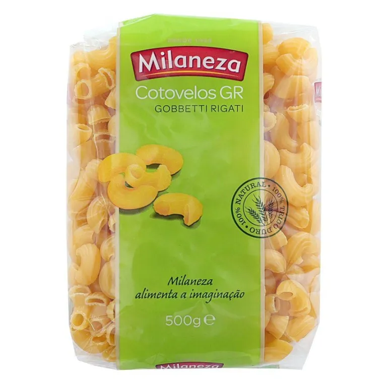 Massa Cotovelos Grandes Riscados