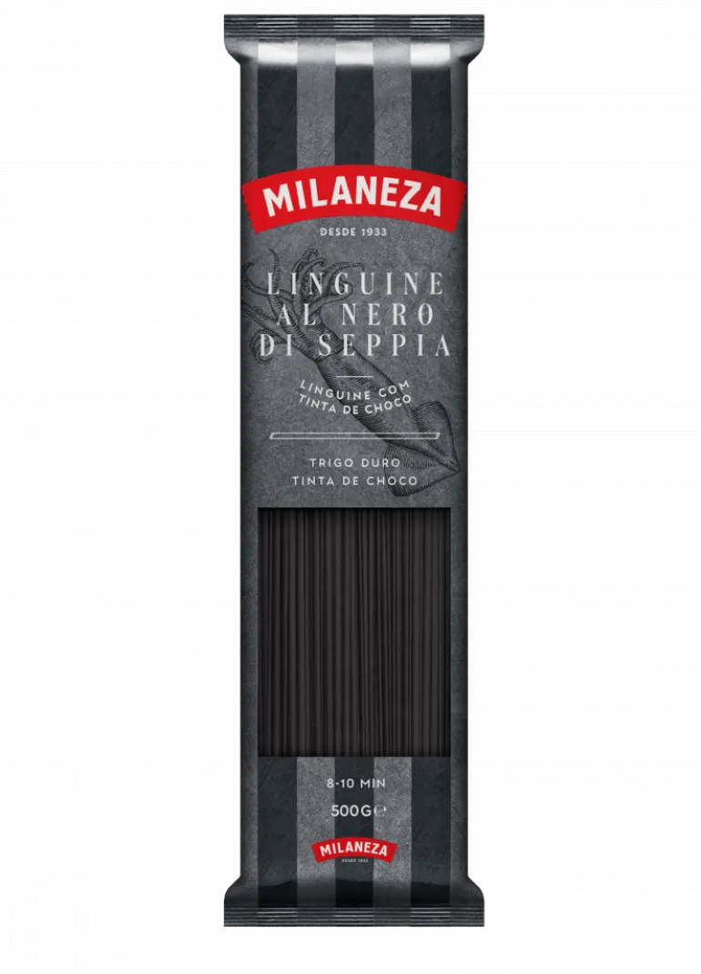 Massa Linguine com Tinta de Choco