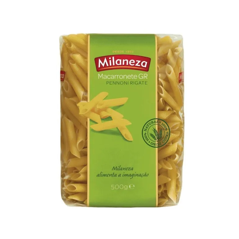 Massa Macarronete Penne Grande Riscado