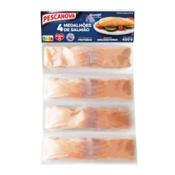 Medalhões de Salmão Congelado