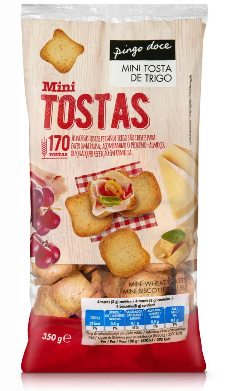 Mini Tostas de Trigo