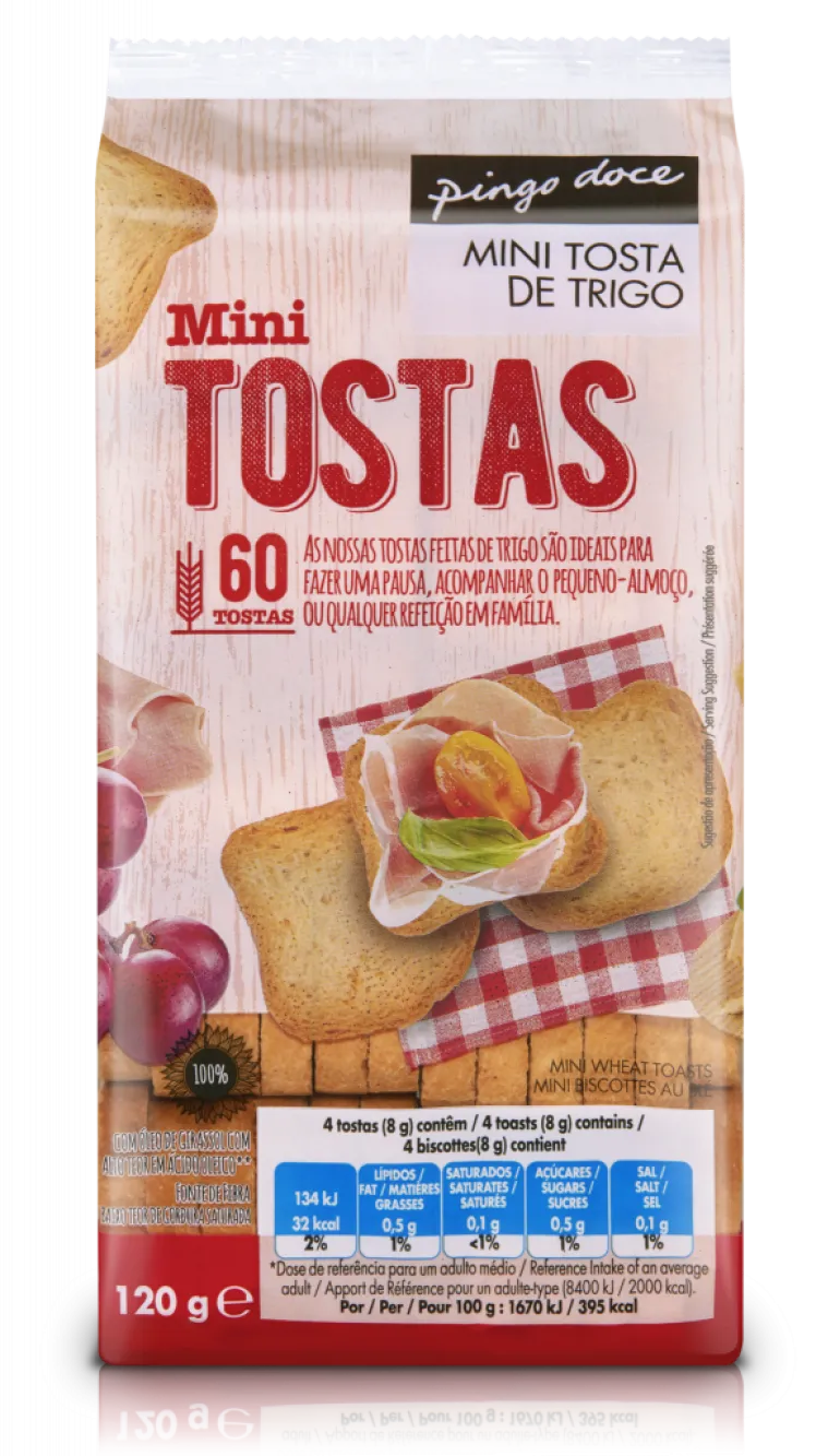 Mini Tostas de Trigo