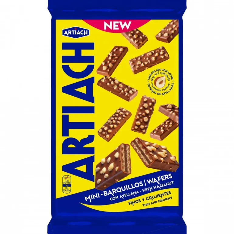 Mini Wafers com Avelã