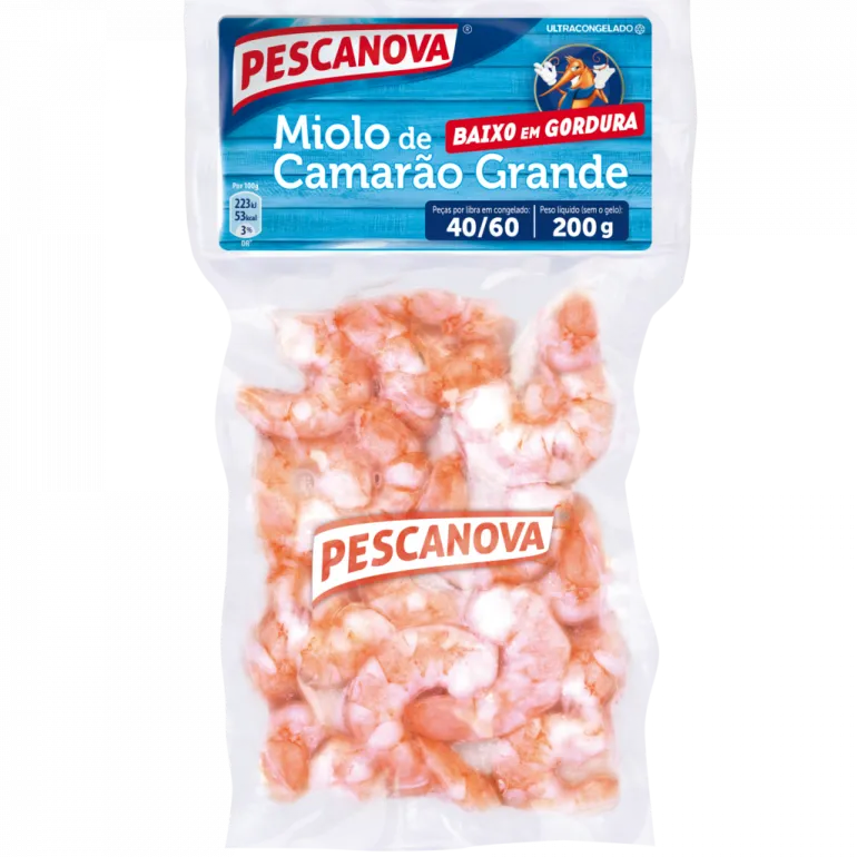 Miolo de Camarão 40/60 Congelado