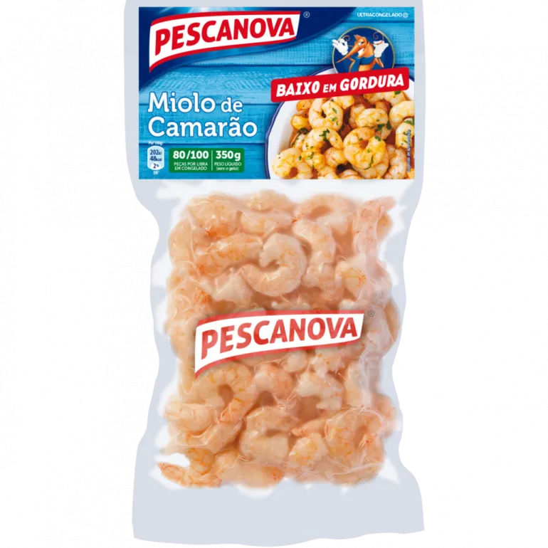 Miolo de Camarão 80/100 Congelado