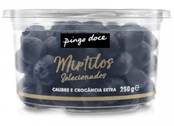 Mirtilos Selecionados Embalados