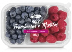 Mix de Framboesa e Mirtilo Embalados