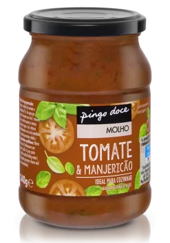 Molho de Tomate e Manjericão