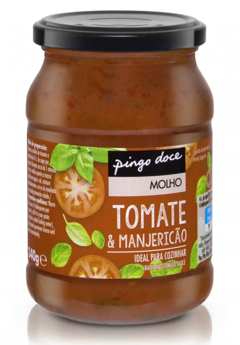 Molho de Tomate e Manjericão
