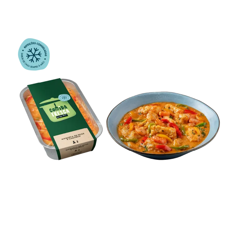 Moqueca de Peixe e Camarão Congelada