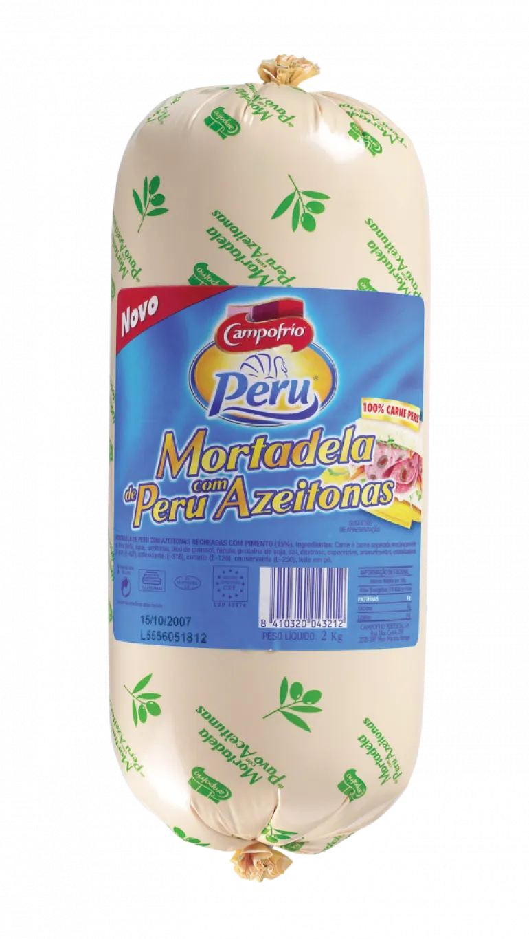 Mortadela de Peru com Azeitonas (fatiado ao Balcão)