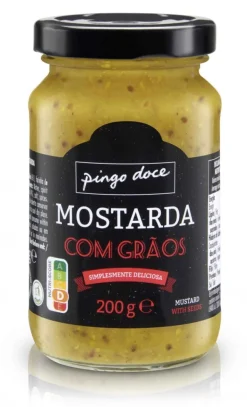 Mostarda com Grãos em Frasco