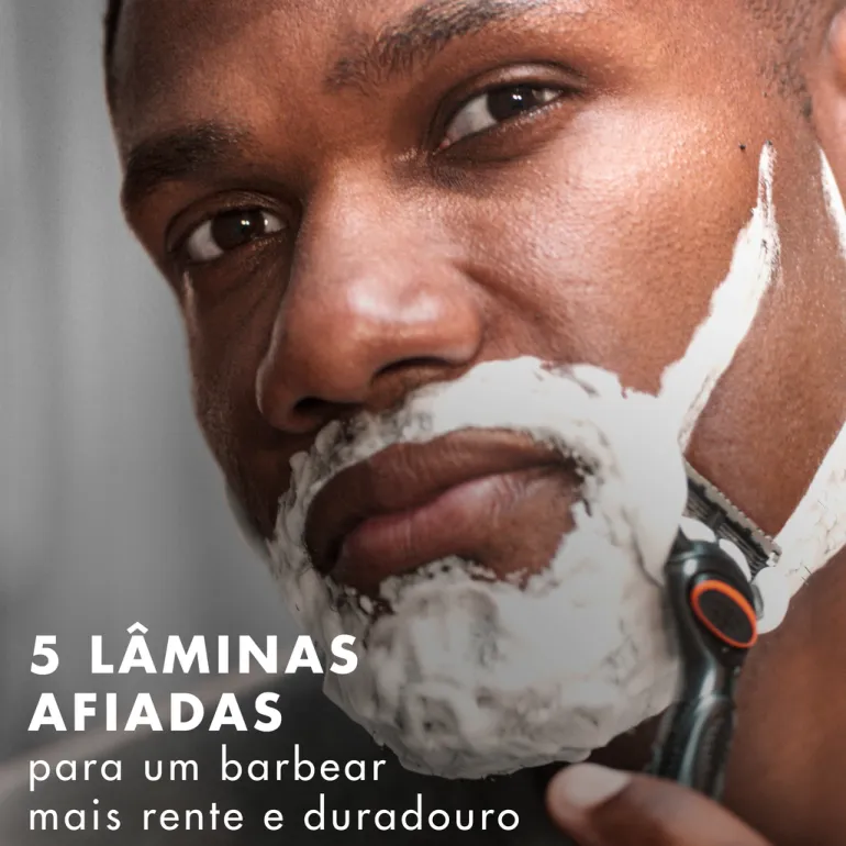 Máquina de Barbear Fusion5 Power com 1 Recarga