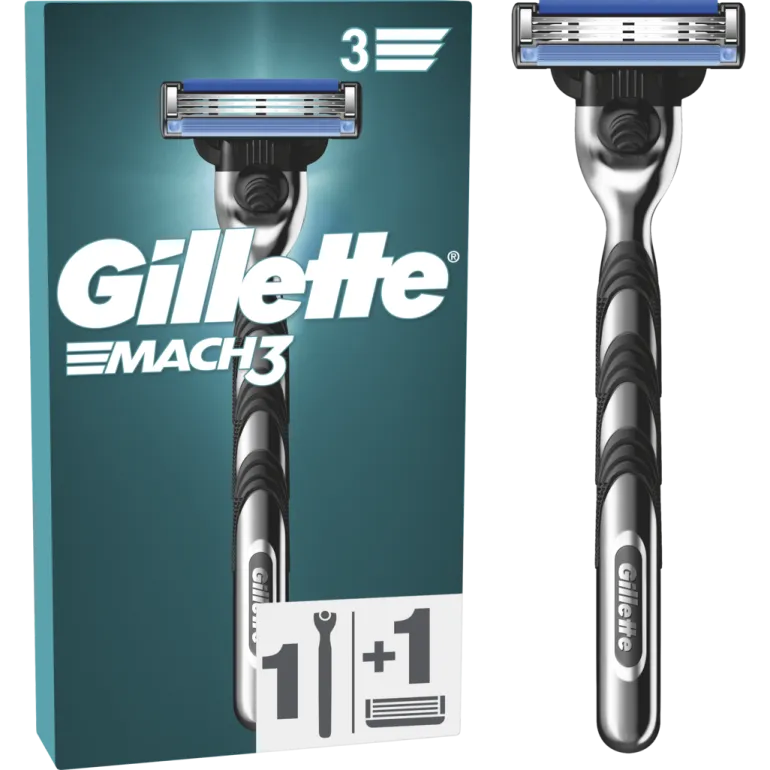 Máquina de Barbear Gillette Mach3 com 1 Recarga