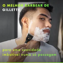 Máquina de Barbear Labs Silver com Suporte Magnético