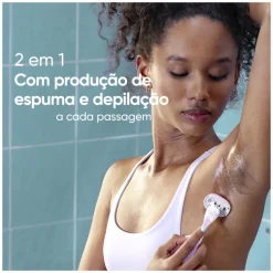 Máquina Depilatória Venus Comfortglide Breeze com 2 Recargas