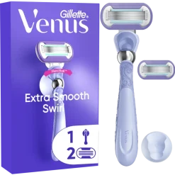 Máquina Depilatória Venus Extra Smooth Swirl com 2 Recargas
